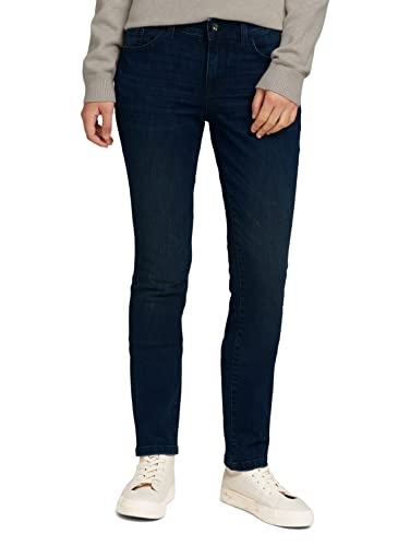 TOM TAILOR Damen 1030588 Alexa Slim Jeans, 10282 - Dark Stone Wash Denim, 28W / 30L von TOM TAILOR