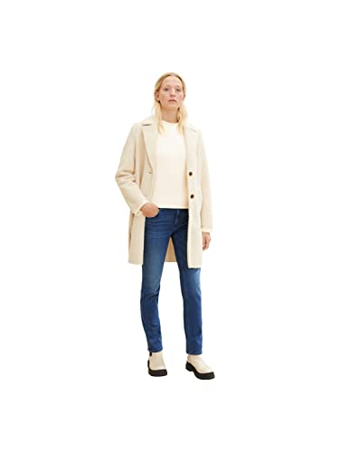 TOM TAILOR Damen 1034082 Strickpullover, 28130 - Soft Buttercream, L von TOM TAILOR