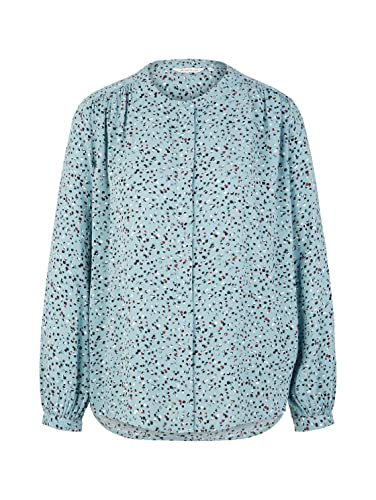 TOM TAILOR Damen 1034471 Bluse mit Muster, 30927 - Tourmaline Dot Design, 40 von TOM TAILOR