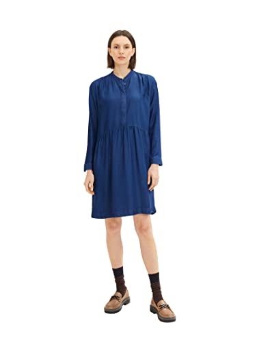 TOM TAILOR Damen 1035224 Jeanskleid mit Knopfleiste, 10113 - Clean Mid Stone Blue Denim, 44 TOM TAILOR Damen 1035224 Jeanskleid mit Knopfleiste, 10113 - Clean Mid Stone Blue Denim, 44 von TOM TAILOR