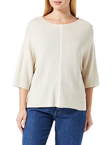 TOM TAILOR Damen 1035299 Pullover mit kurzem Arm, 12365 - Dusty Beige, S von TOM TAILOR