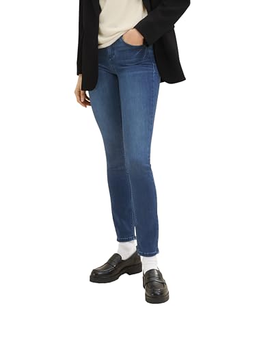 TOM TAILOR Damen 1035733 Alexa Skinny Jeans, 10282 - Dark Stone Wash Denim, 28W / 30L von TOM TAILOR