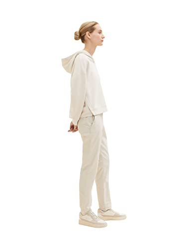 TOM TAILOR Damen 1035793 Chino Slim Fit Hose, 12365 - Dusty Beige, 32W / 30L von TOM TAILOR