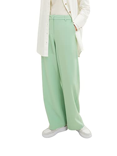 TOM TAILOR Damen 1035890 Lea Straight Fit Hose, 31034 - Okra Green, 36W / 32L von TOM TAILOR