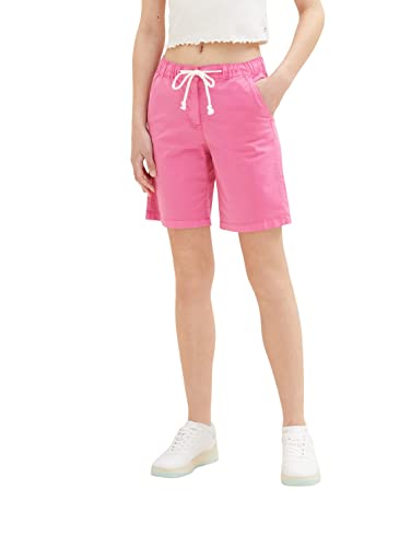 TOM TAILOR Damen 1036631 Bermuda Shorts, 31647 - Nouveau Pink, 34 von TOM TAILOR