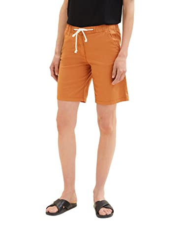 TOM TAILOR Damen 1036631 Bermuda Shorts, 31650 - Terracotta Brown, 34 von TOM TAILOR