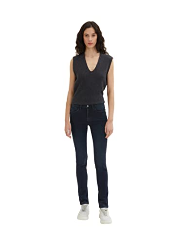 TOM TAILOR Damen 1036645 Kate Skinny Jeans, 10173 - Dark Stone Blue Black Denim, 25W / 30L von TOM TAILOR