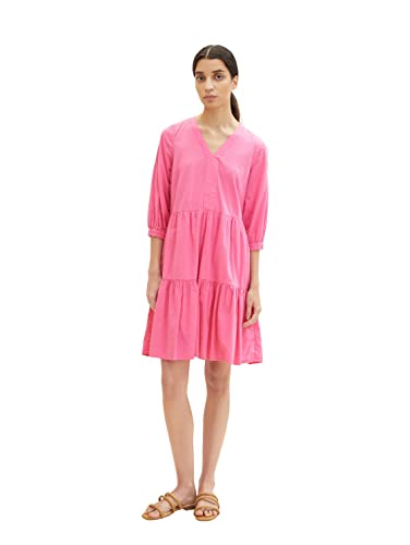 TOM TAILOR Damen 1036653 Kleid, 31647 - Nouveau Pink, 38 von TOM TAILOR