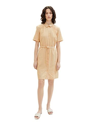 TOM TAILOR Damen 1036654 Kleid, 31648 - Fawn Beige, 32 von TOM TAILOR