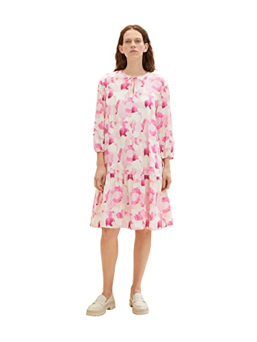 TOM TAILOR Damen 1036655 Kleid, 31803 - Pink Shapes Design, 40 von TOM TAILOR