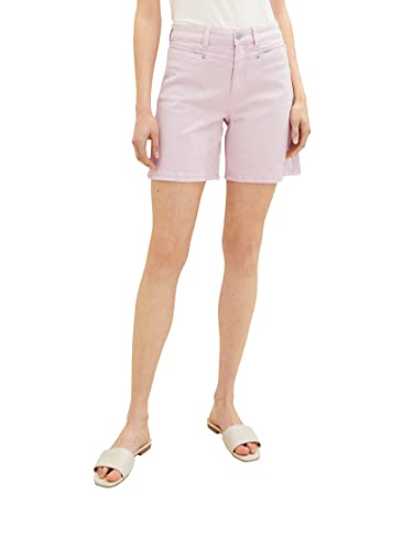 TOM TAILOR Damen 1036731 Kate Bermuda Jeans Shorts, 31651-Breeze Rose, 31 von TOM TAILOR