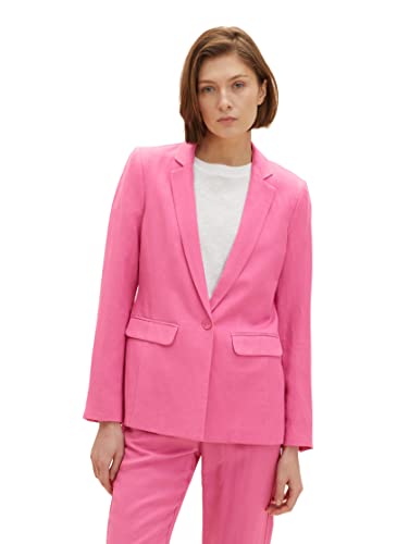 TOM TAILOR Damen 1036746 Blazer, 31647 - Nouveau Pink, 40 von TOM TAILOR