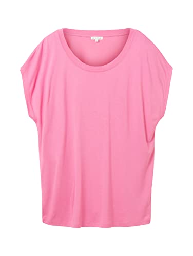 TOM TAILOR Damen 1036767 T-Shirt, 31647 - Nouveau Pink, M von TOM TAILOR