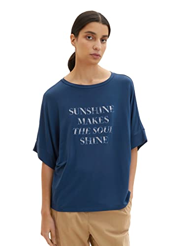 TOM TAILOR Damen 1036769 T-Shirt, 11758 - Midnight Sail, XS TOM TAILOR Damen 1036769 T-Shirt, 11758 - Midnight Sail, XS von TOM TAILOR