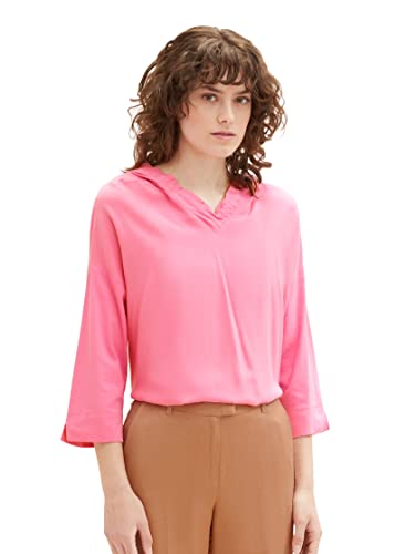 TOM TAILOR Damen 1036777 T-Shirt, 31647 - Nouveau Pink, S von TOM TAILOR