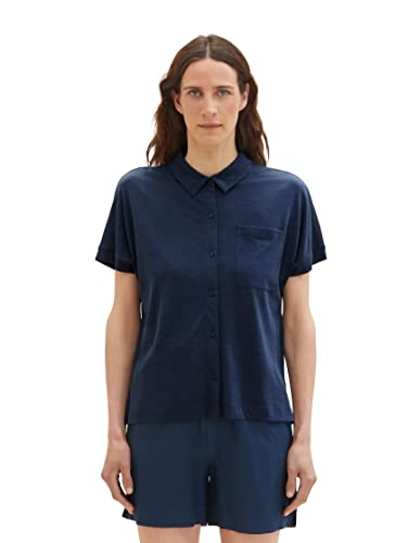 TOM TAILOR Damen 1036780 T-Shirt, 11758 - Midnight Sail, L von TOM TAILOR