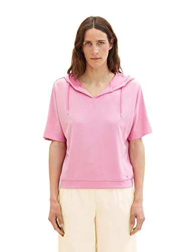 TOM TAILOR Damen 1036802 Sweatshirt, 31647 - Nouveau Pink, 3XL von TOM TAILOR