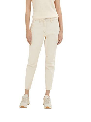 TOM TAILOR Damen 1036904 Chino Cargo Hose, 10336 - Light Cashew Beige, 34W / 28L von TOM TAILOR