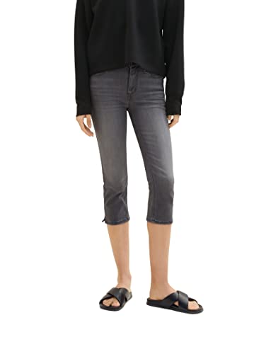 TOM TAILOR Damen 1036926 Capri Jeans, 10210 - Grey Denim, 26 TOM TAILOR Damen 1036926 Capri Jeans, 10210 - Grey Denim, 26 von TOM TAILOR