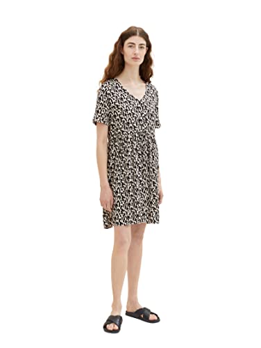 TOM TAILOR Damen 1037237 Kleid mit Muster, 32148-Black Small Abstract Design, 38 TOM TAILOR Damen 1037237 Kleid mit Muster, 32148-Black Small Abstract Design, 38 von TOM TAILOR