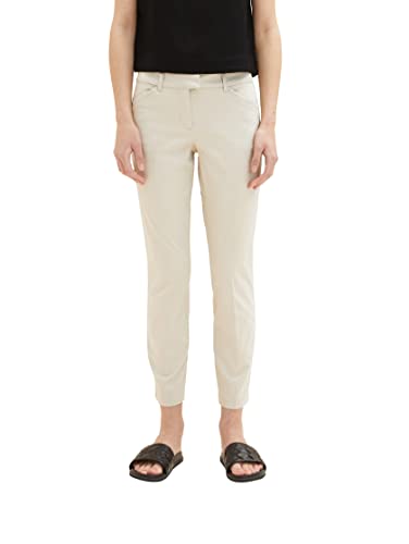 TOM TAILOR Damen 1037500 Hose, 12365 - Dusty Beige, 36W / 30L von TOM TAILOR