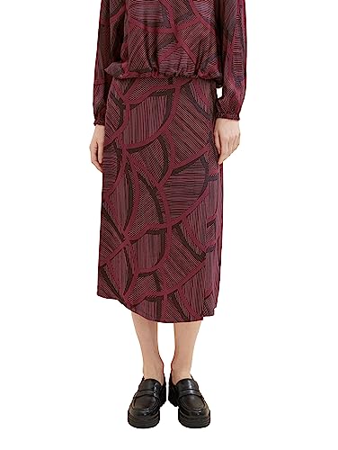 TOM TAILOR Damen 1037702 Satin Wickelrock mit Muster, 32363-navy Abstract Lines, 38 TOM TAILOR Damen 1037702 Satin Wickelrock mit Muster, 32363-navy Abstract Lines, 38 von TOM TAILOR