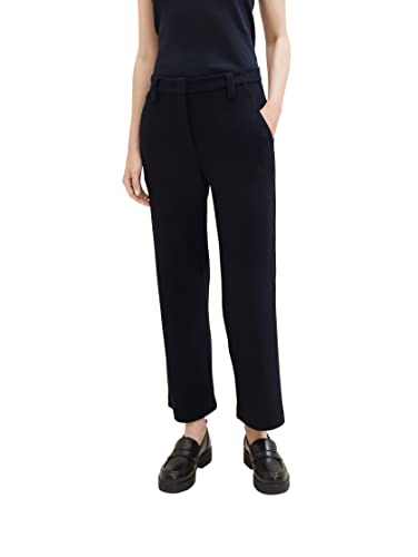 TOM TAILOR Damen 1038008 Lea Straight Fit Hose, 10668-sky Captain Blue, 36/32 von TOM TAILOR