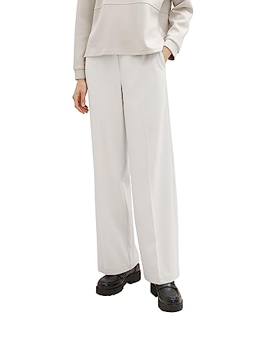 TOM TAILOR Damen 1038008 Lea Straight Fit Hose, 16339-clouds Grey, 32/32 von TOM TAILOR