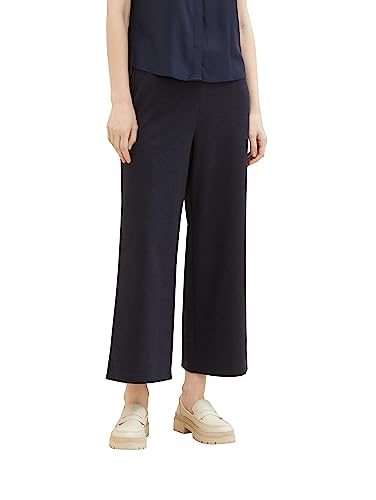 TOM TAILOR Damen 1038089 Basic Culotte Hose, 10668-sky Captain Blue, 40/28 von TOM TAILOR