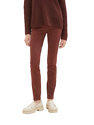 TOM TAILOR Damen 1038090 Alexa Slim Jeans, 30337-raisin, 36/32 von TOM TAILOR