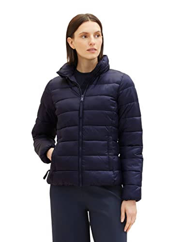 TOM TAILOR Damen 1038338 Lightweight Steppjacke, 30025-navy Midnight Blue, S von TOM TAILOR