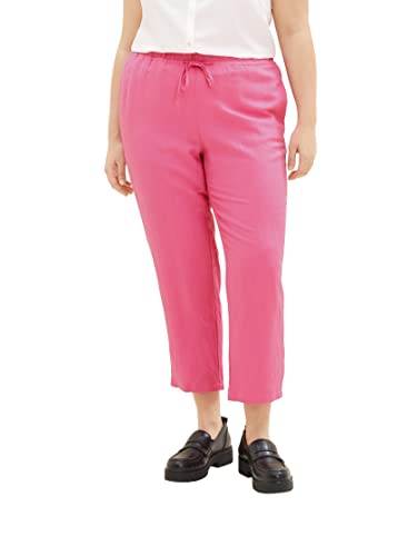 TOM TAILOR Damen 1038602 Plussize Hose, 31647 - Nouveau Pink, 50W / 28L von TOM TAILOR