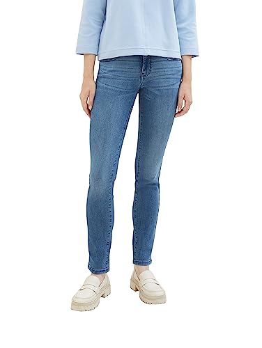 TOM TAILOR Damen 1039845 Alexa Slim Jeans, 10280-light Stone wash Denim, 25/32 von TOM TAILOR