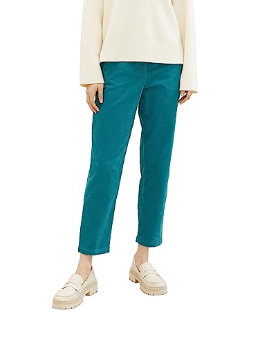 TOM TAILOR Damen 1039904 Basic Chino Hose, 21178-ever Green, 42/28 von TOM TAILOR