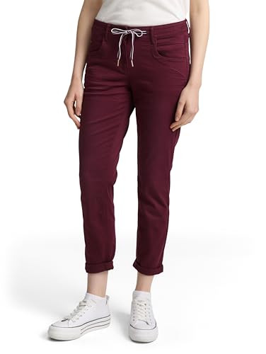 TOM TAILOR Damen 1040963 Hose, 16427-Bordeaux Red, 38W / 28L TOM TAILOR Damen 1040963 Hose, 16427-Bordeaux Red, 38W / 28L von TOM TAILOR