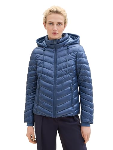 TOM TAILOR Damen 1041489 Lightweight Steppjacke mit Kapuze, 26779-Nighttime Blue, M TOM TAILOR Damen 1041489 Lightweight Steppjacke mit Kapuze, 26779-Nighttime Blue, M von TOM TAILOR