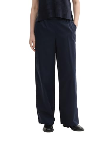 TOM TAILOR Damen 1042933 Loose Fit Hose, 10668 - Sky Captain Blue, 40W / 30L EU von TOM TAILOR