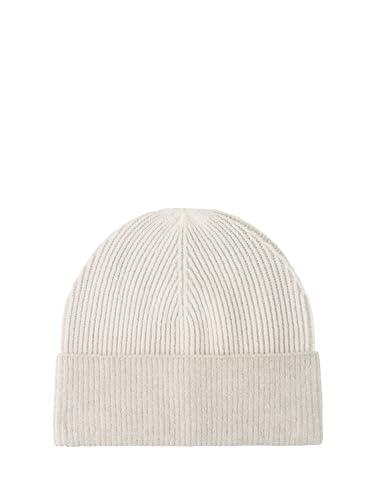TOM TAILOR Damen 1043014 Basic Strickmütze, 35743-Soft Ivory, One Size von TOM TAILOR