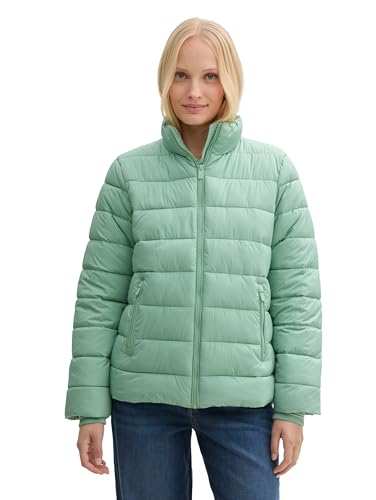 TOM TAILOR Puffer-Weste mit wasserabweisenden Funktion, dust green, XL von TOM TAILOR