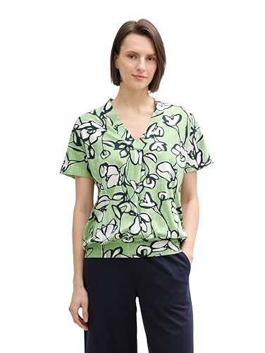 TOM TAILOR Damen 1045570 T-Shirt, 37120-Fresh Spring Floral Design, X-Large von TOM TAILOR