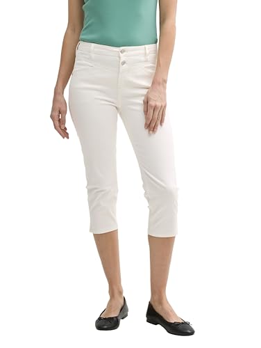 TOM TAILOR Damen 1046008 Capri Jeans, 10315-Whisper White, 26 TOM TAILOR Damen 1046008 Capri Jeans, 10315-Whisper White, 26 von TOM TAILOR