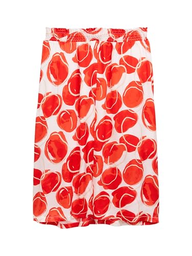 TOM TAILOR Damen 1046443 Midi Rock, 37841-Abstract Bubble Print, 46 von TOM TAILOR