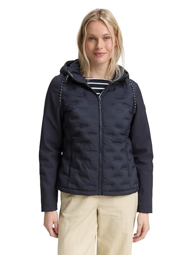 TOM TAILOR Damen 1046596 Jacke, 10668-Sky Captain Blue, XS TOM TAILOR Damen 1046596 Jacke, 10668-Sky Captain Blue, XS von TOM TAILOR