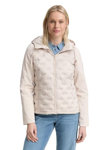 TOM TAILOR Damen 1046596 Jacke, 27609-Cold Beige, XS TOM TAILOR Damen 1046596 Jacke, 27609-Cold Beige, XS von TOM TAILOR