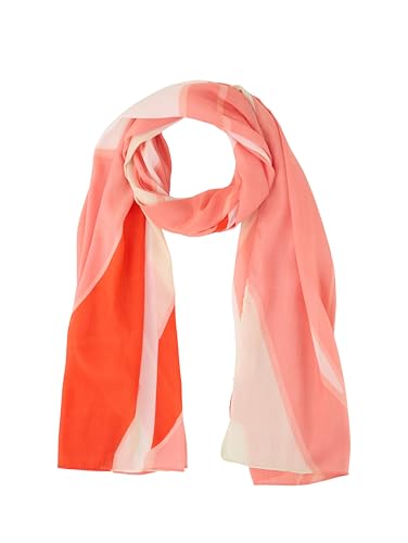 TOM TAILOR Damen 1047133 Schal, 38059-Red Abstract Scarf, OneSize von TOM TAILOR