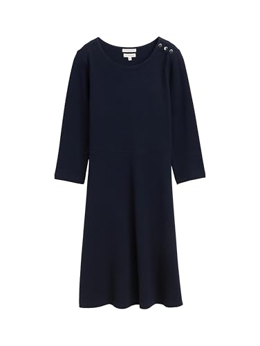 TOM TAILOR Damen 1047646 Kleid, 10668-Sky Captain Blue, 42 von TOM TAILOR