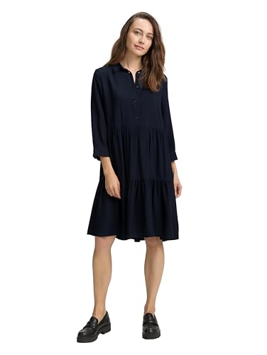 TOM TAILOR Damen 1047650 Kleid, 11019-Lunar Eclipse, 44 von TOM TAILOR