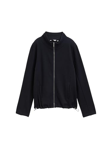 TOM TAILOR Damen 1047722 Sweatjacke, 11019-Lunar Eclipse, L von TOM TAILOR