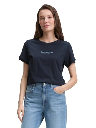 TOM TAILOR Damen 1047736 T-Shirt, 11019-Lunar Eclipse, XS TOM TAILOR Damen 1047736 T-Shirt, 11019-Lunar Eclipse, XS von TOM TAILOR
