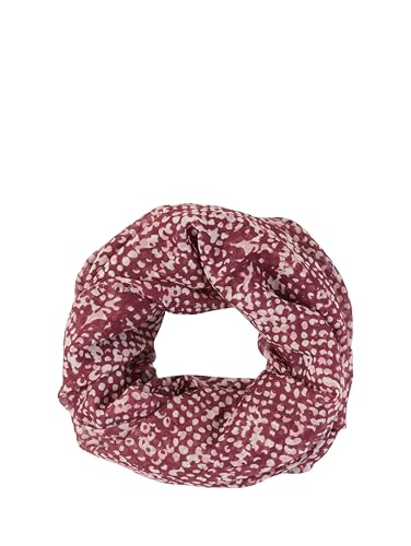 TOM TAILOR Damen 1047925 Schal, 38403-Dark Red Abstract Dot Design, One Size von TOM TAILOR